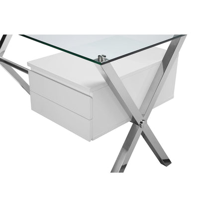 Beverli Desk Small White