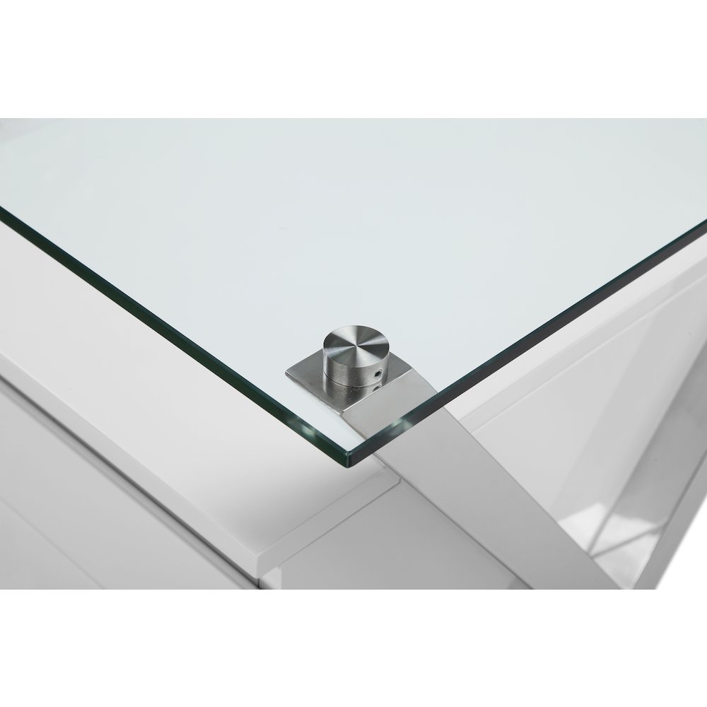 Beverli Desk Small White