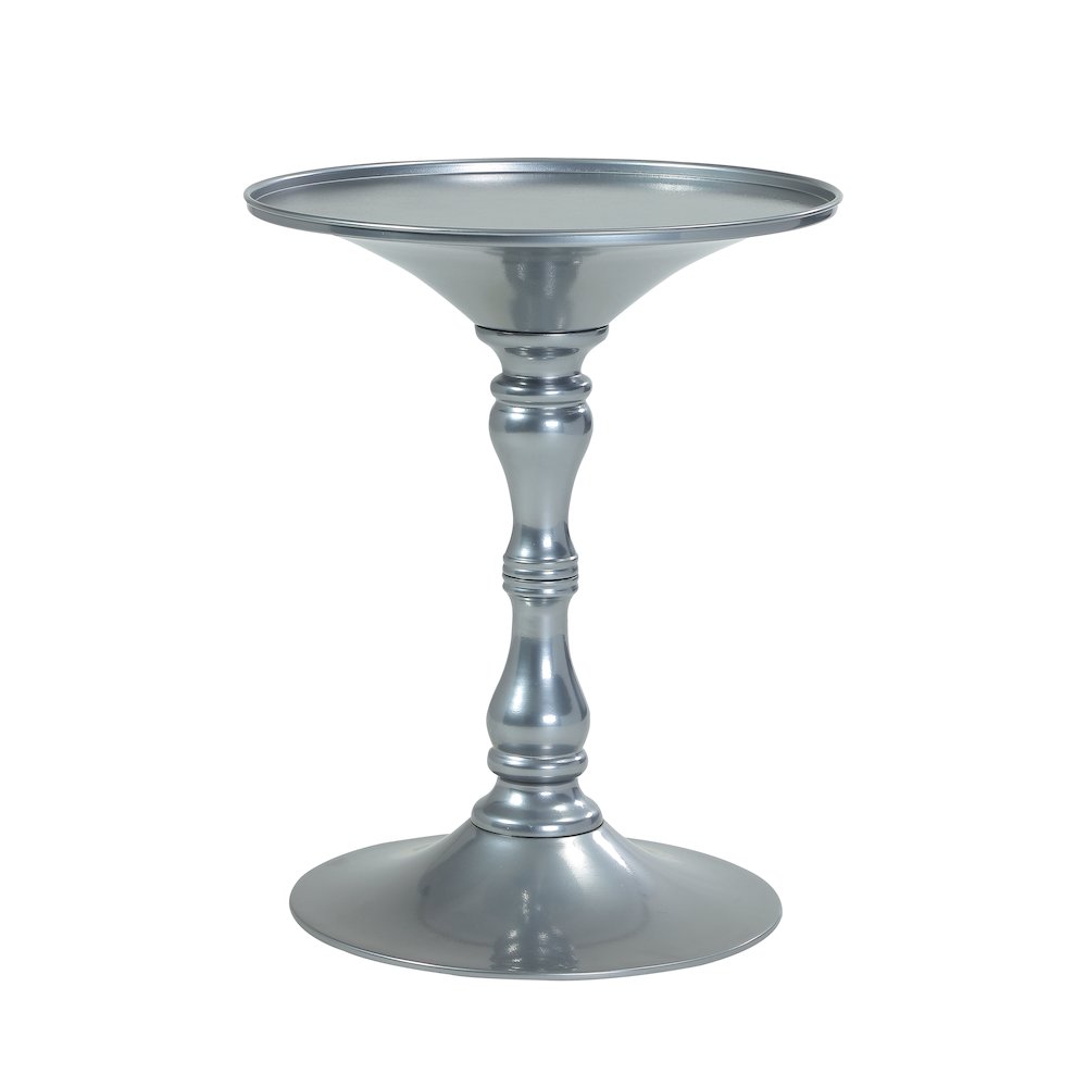 Bishop Side Table Silver