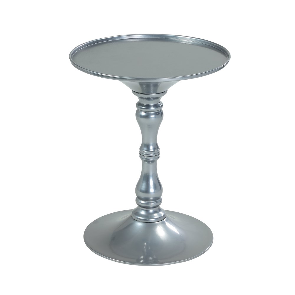 Bishop Side Table Silver