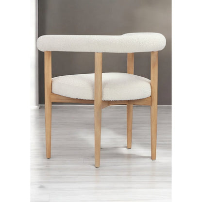 Bloom Arm Chair Boucle White
