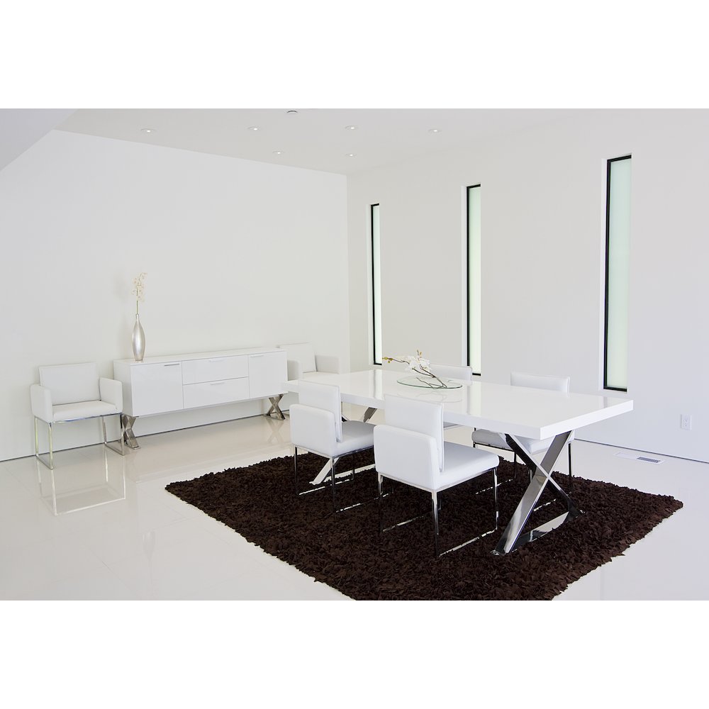 Alexa Dining Table White