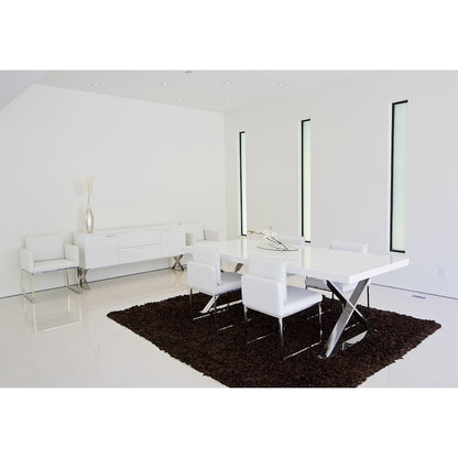 Alexa Dining Table White