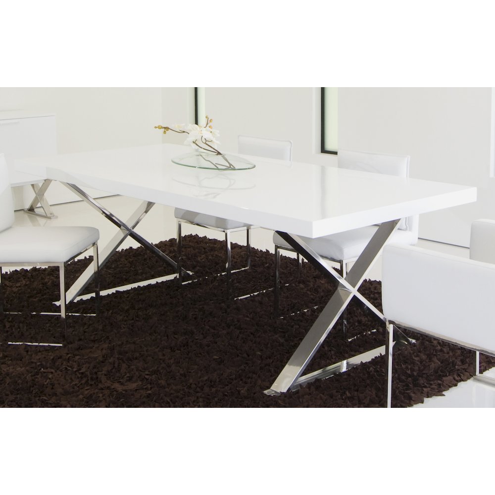 Alexa Dining Table White