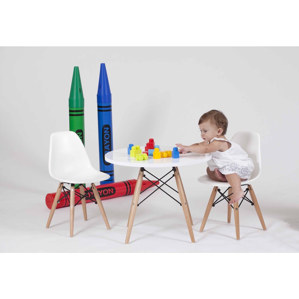 Children Daphney Chair - White (Set Of 2)