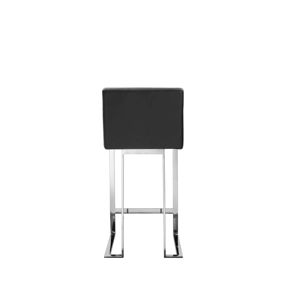 Dexter Counter Stool Faux Leather Black