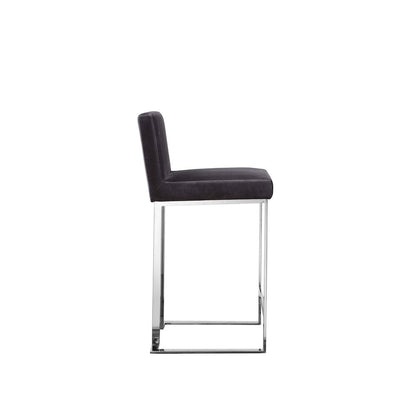 Dexter Counter Stool Velvet Gray