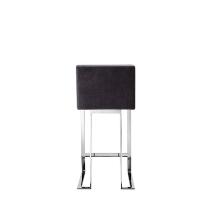 Dexter Counter Stool Velvet Gray