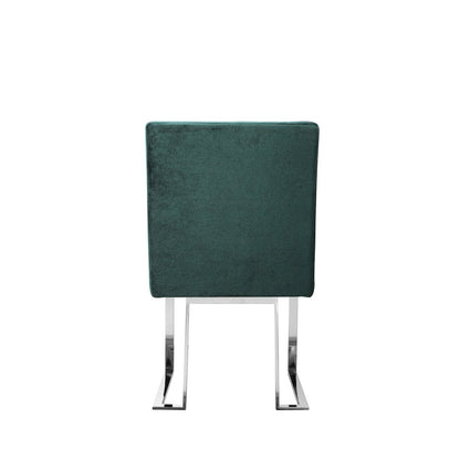 Dexter Side Chair Velvet Green (Set Of 2)