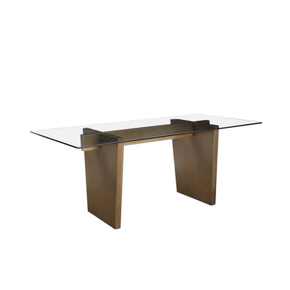 Spencer Dining Table Brass