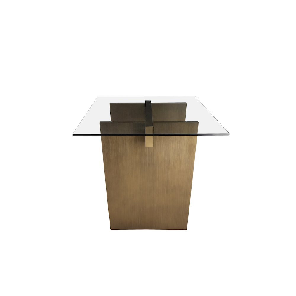 Spencer Dining Table Brass
