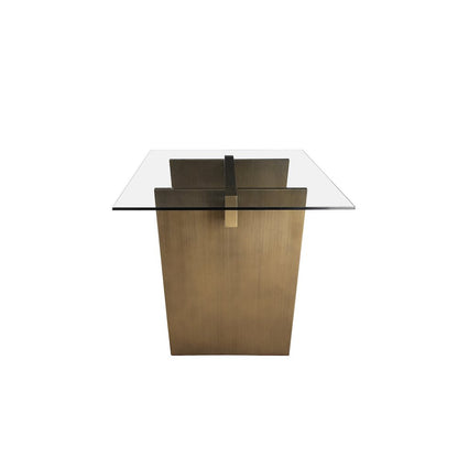 Spencer Dining Table Brass