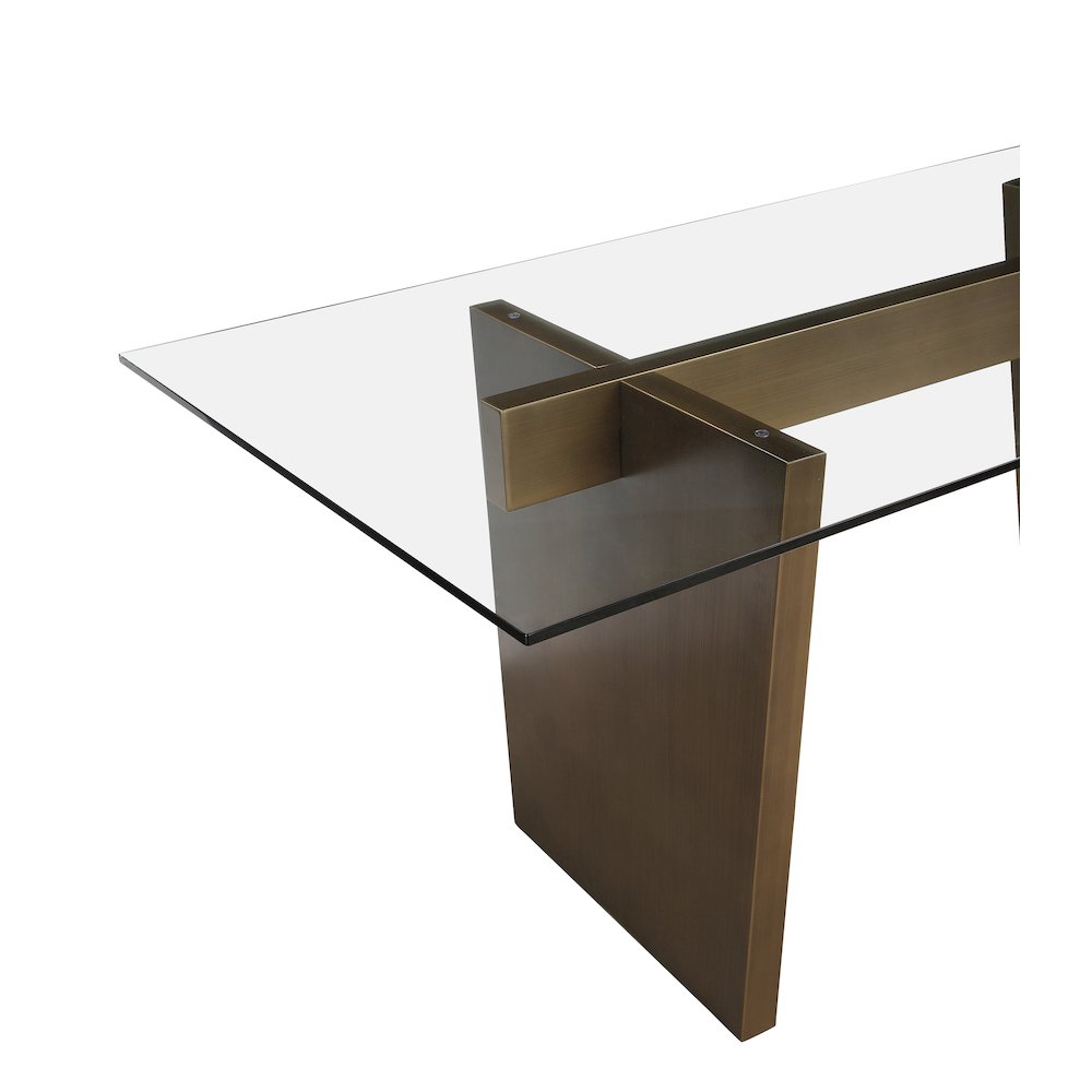 Spencer Dining Table Brass