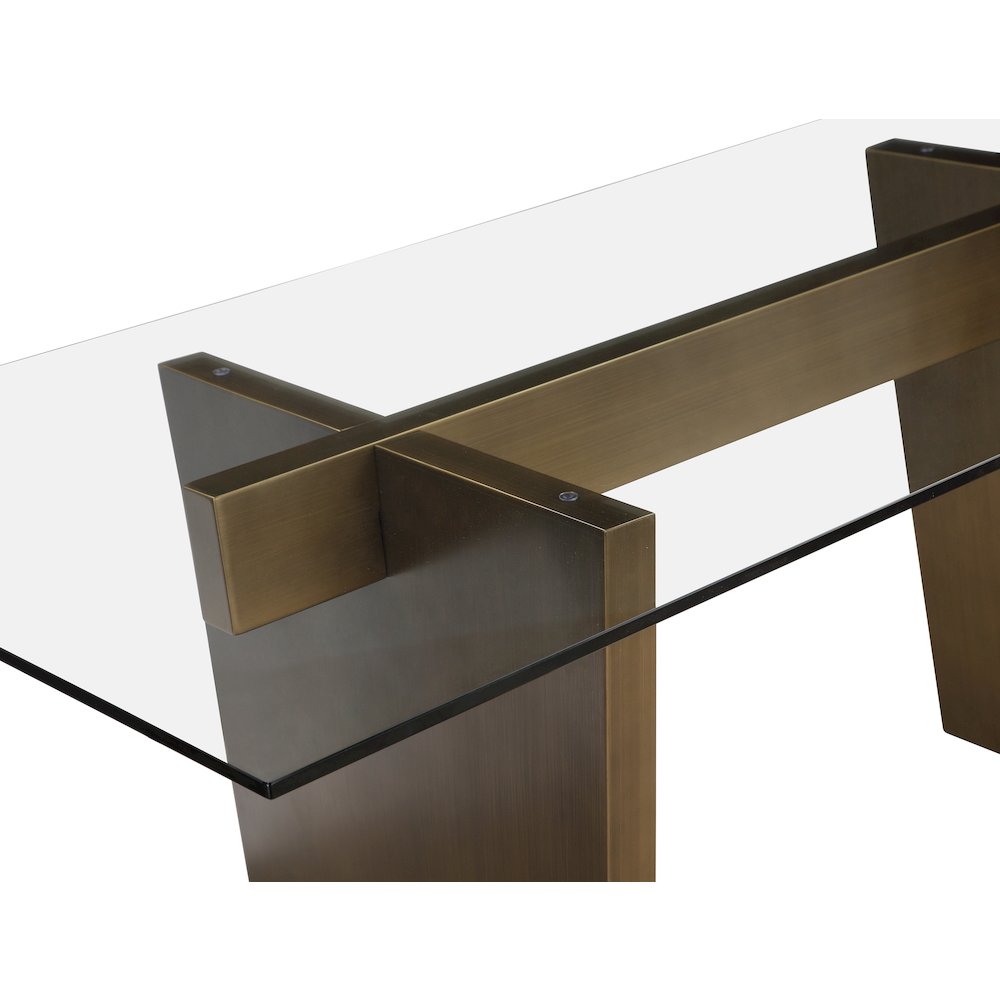 Spencer Dining Table Brass