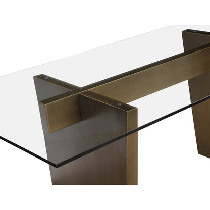 Spencer Dining Table Brass