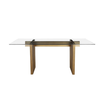 Spencer Dining Table Brass