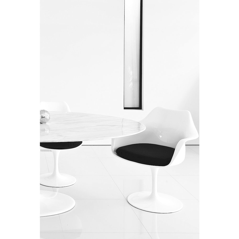 Ella Arm Dining Chair White