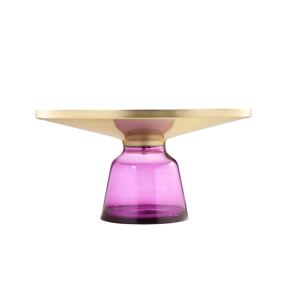 Gbelinda Coffee Table Purple Glass