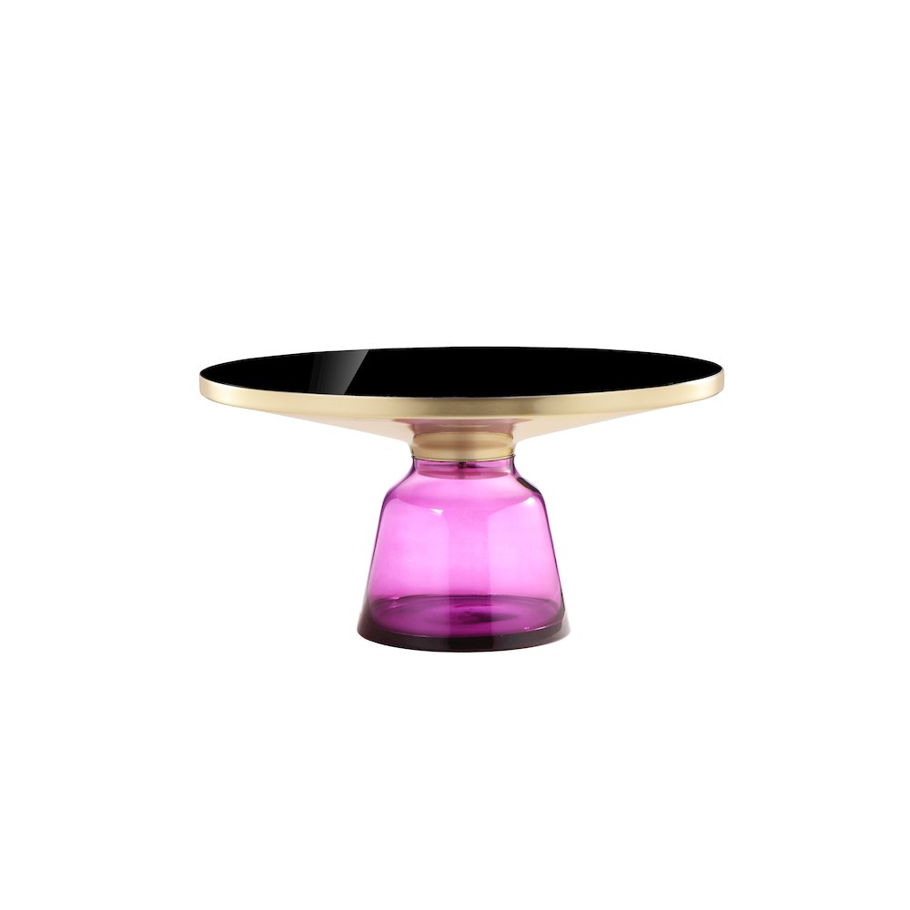 Gbelinda Coffee Table Purple Glass