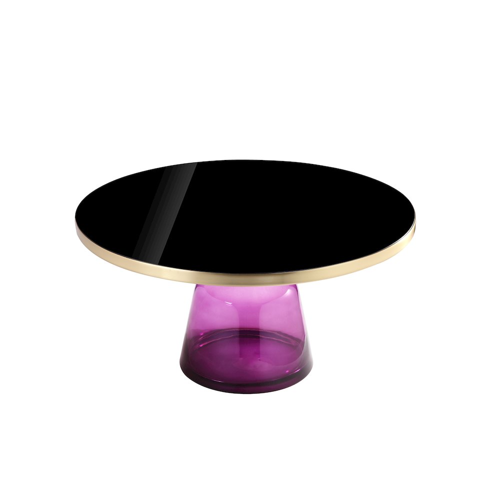 Gbelinda Coffee Table Purple Glass