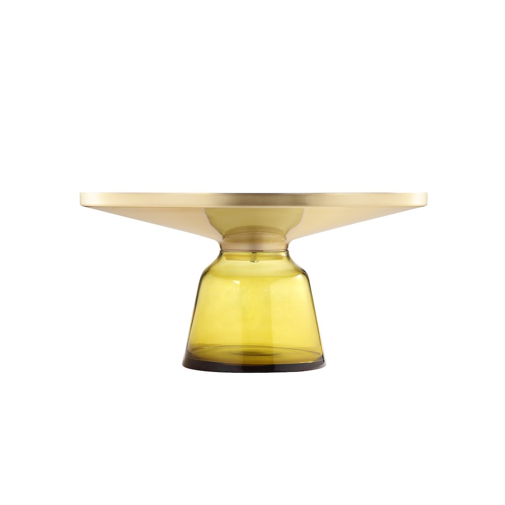 Gbelinda Coffee Table Yellow Glass