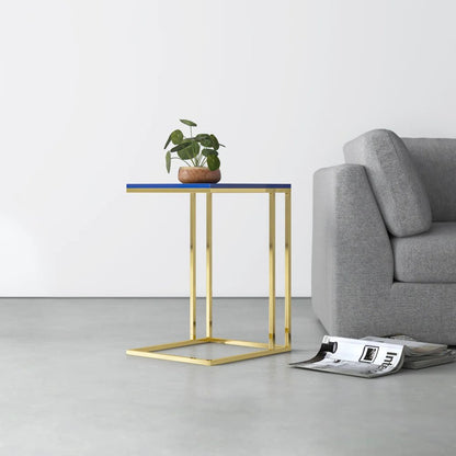 Gold Fred Tray Table White & Gold Combo