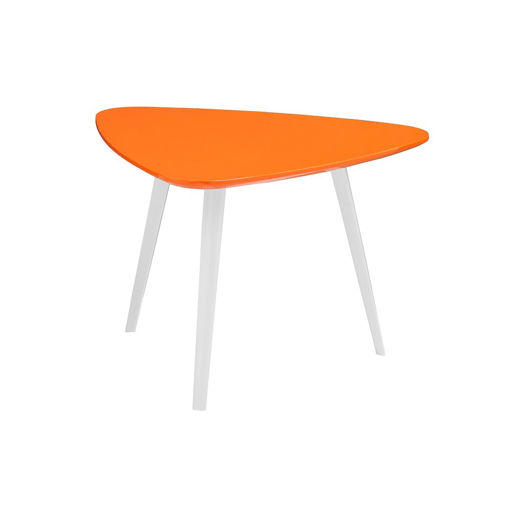 Hal Accent Table Lacquer Orange