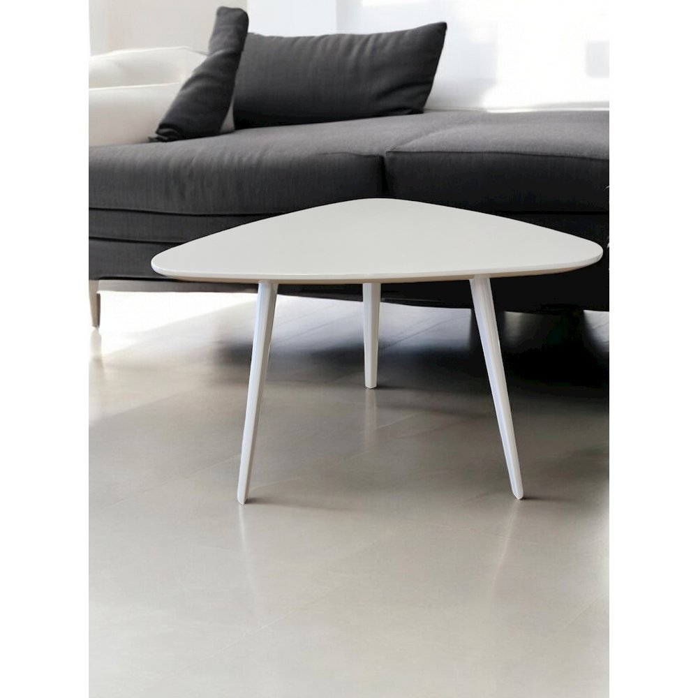 Hal Accent Table Lacquer White