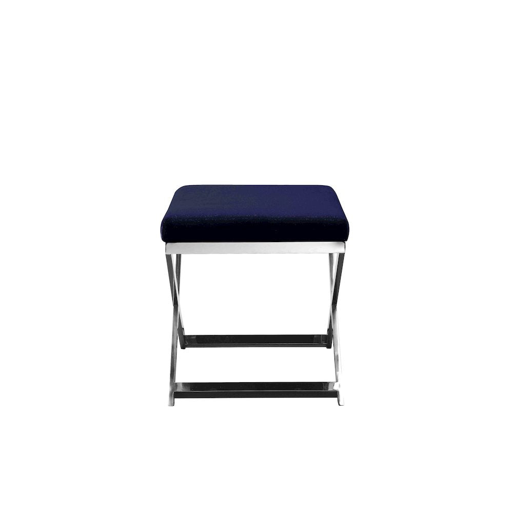 Lexi Stool Velvet Navy