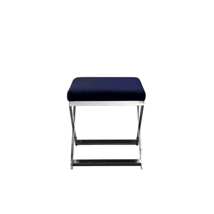 Lexi Stool Velvet Navy