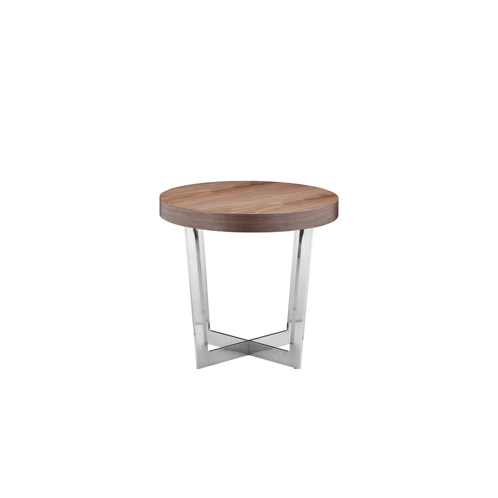 Oyster Side Table Walnut