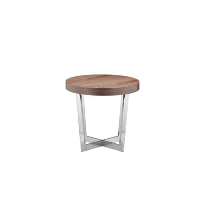 Oyster Side Table Walnut