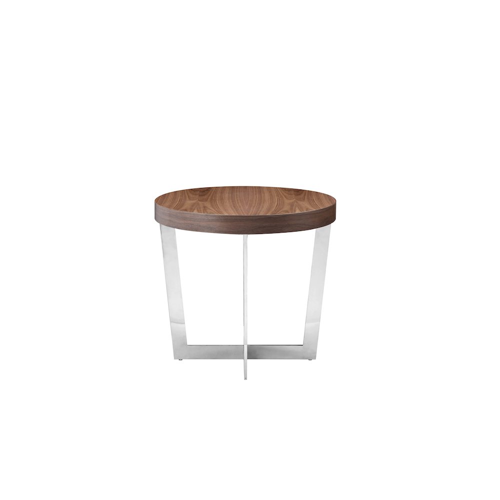 Oyster Side Table Walnut