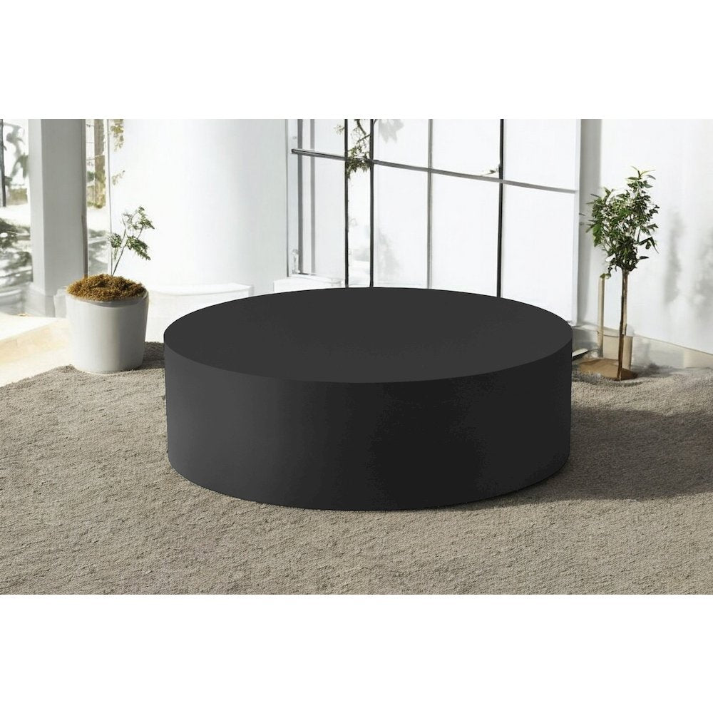 Spencer Round Coffee Table Black