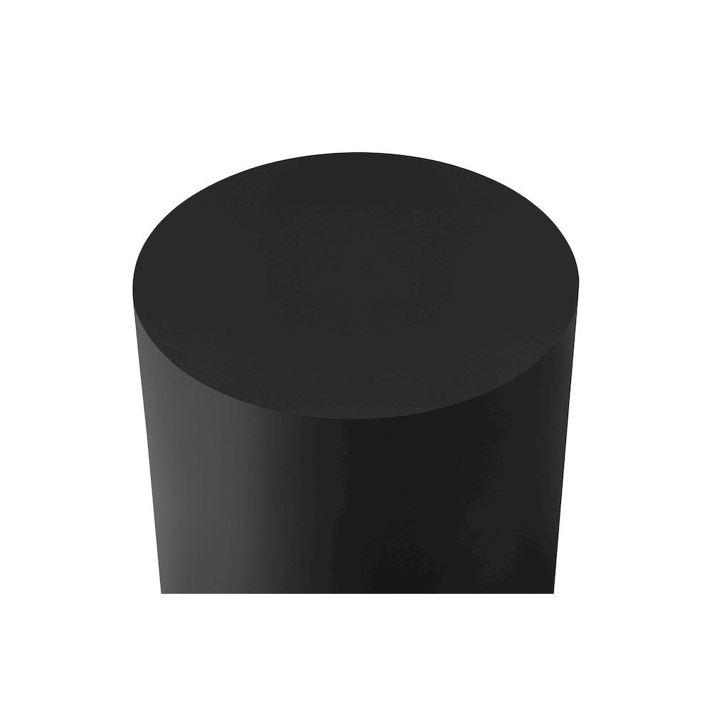 Spencer Round Side Table Black