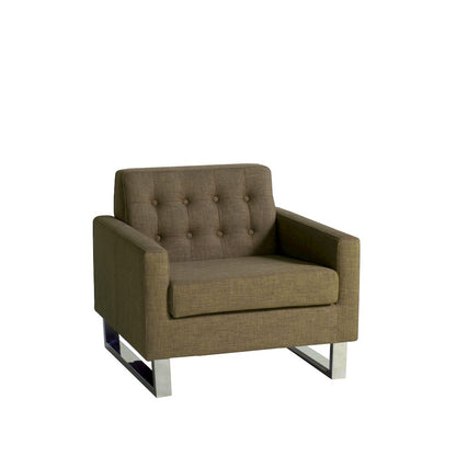 Sloan Sofa Chair Fabric Brown