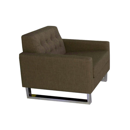 Sloan Sofa Chair Fabric Brown