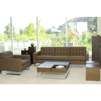 Sloan Sofa Chair Fabric Brown