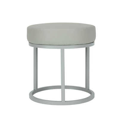 Stan Stool Faux Leather Gray