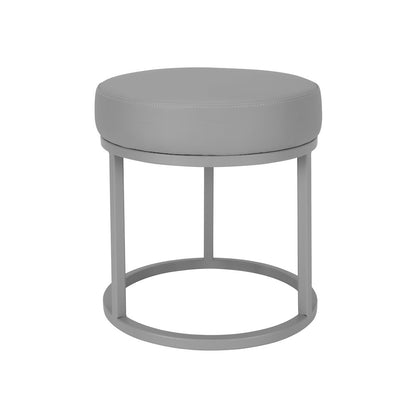 Stan Stool Faux Leather Gray