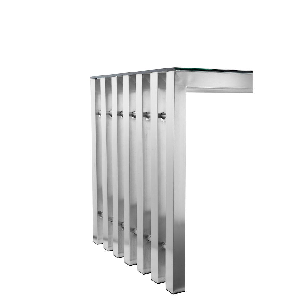 Vlad Desk Brushed Metal