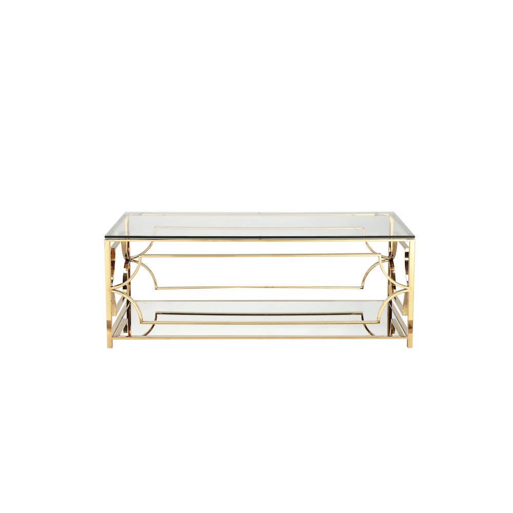 Z-Edward Rect Coffee Table Gold