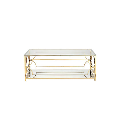 Z-Edward Rect Coffee Table Gold