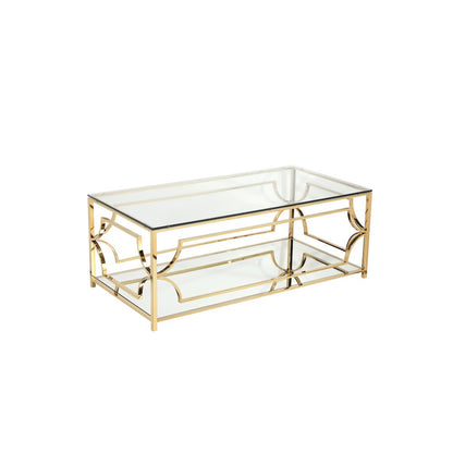 Z-Edward Rect Coffee Table Gold
