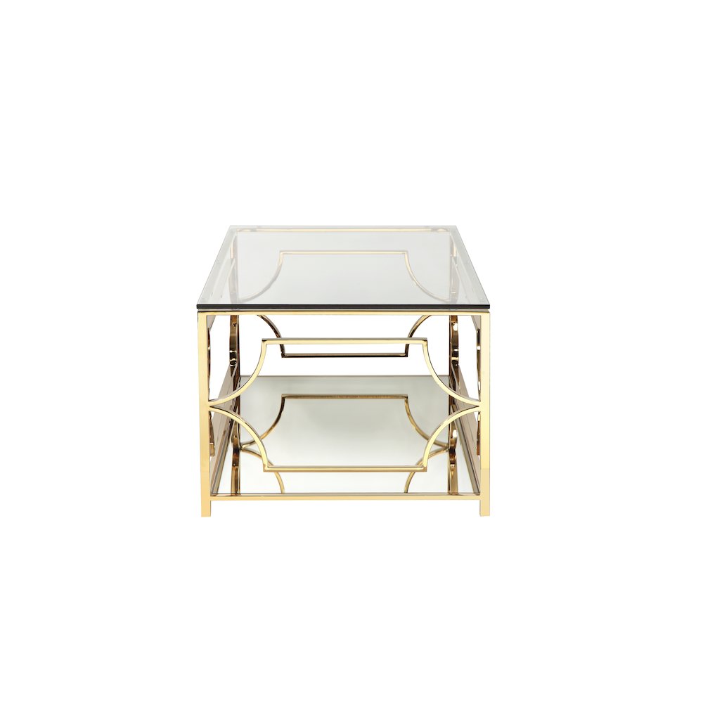 Z-Edward Rect Coffee Table Gold