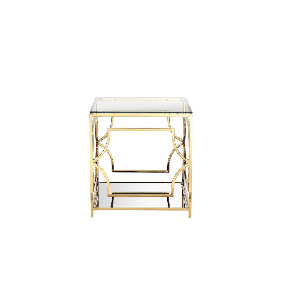 Z-Edward Square Side Table Gold