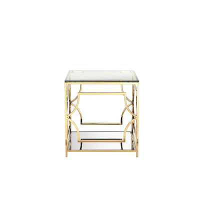 Z-Edward Square Side Table Gold
