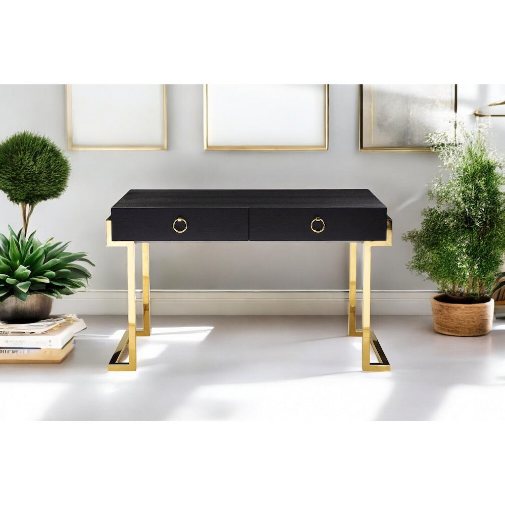 Z-Julia Desk Black Ash Veneer