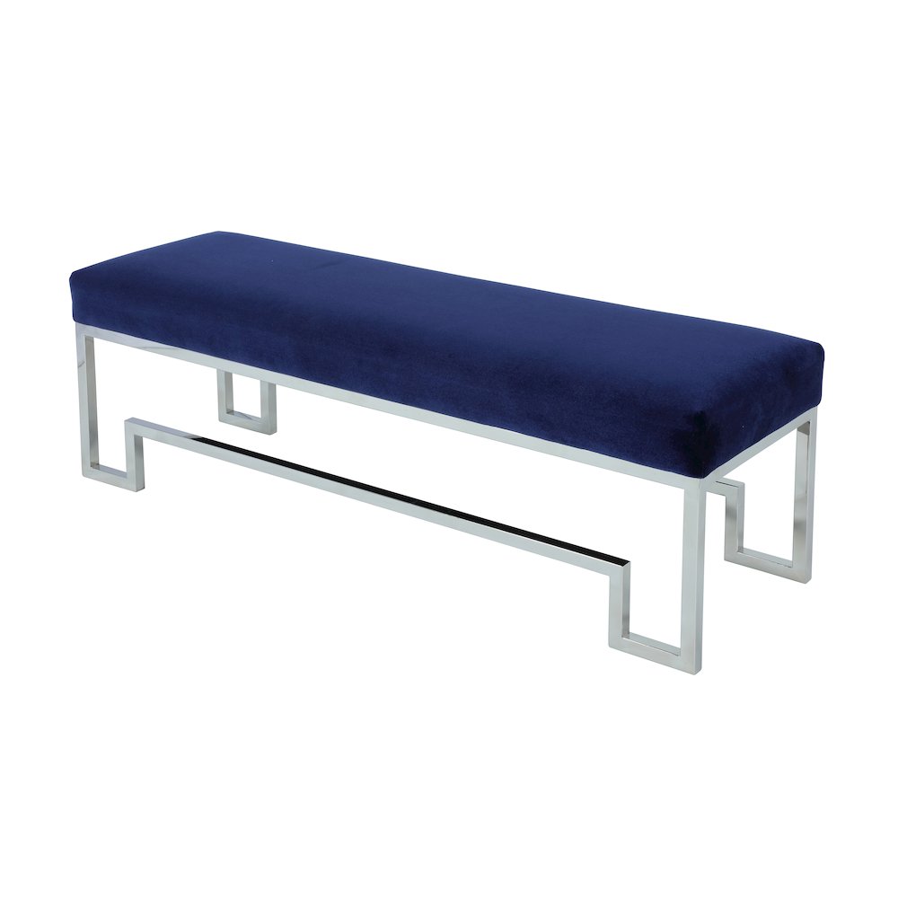 Z-Silver Laurence Bench Velvet Navy