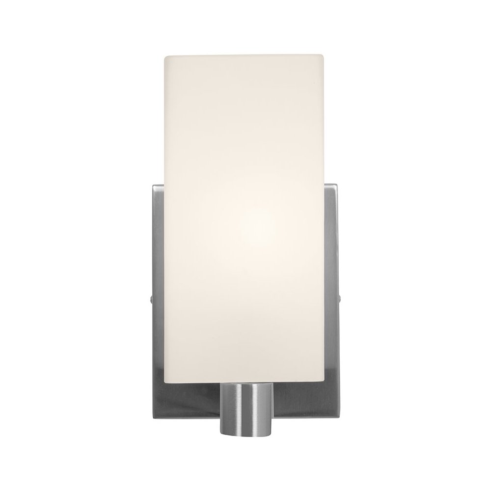 1 Light LED Wall Sconce & Vanity in Brushed Steel Color